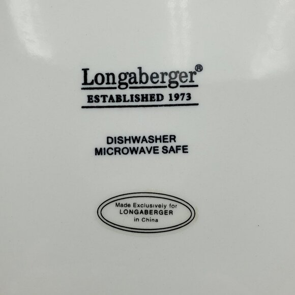 Longaberger Sunflower Luncheon Plate Floral Scalloped Edge Plate - Picture 3 of 5